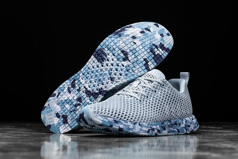 Nobull Wild Ocean Mesh Runner Men's Running Shoes Blue | USA Q1011M